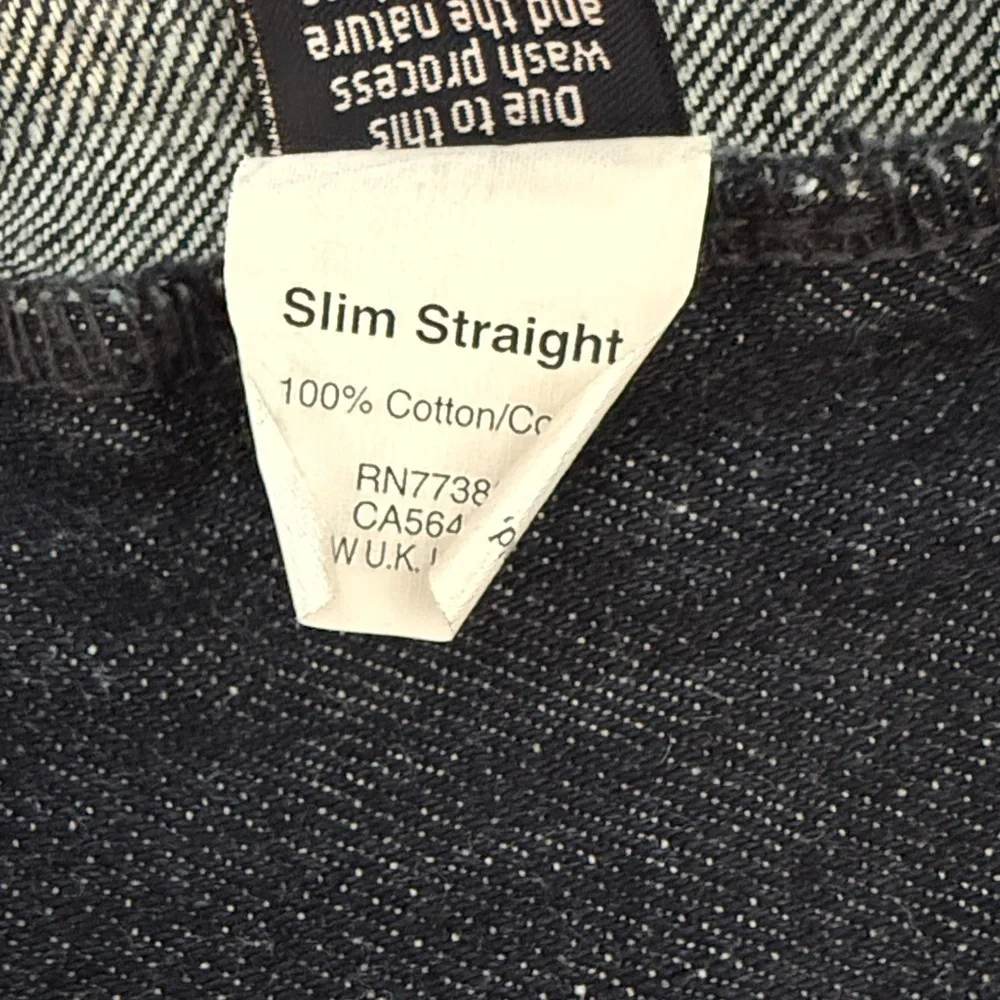 J.Crew Slim Straight Dark Wash Jeans Men’s Denim Classic Fit Size 38x32